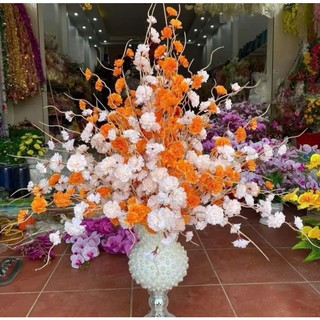 Cành Hoa Đào Râu, trang trí deco Tết 2026 cắm bình XINH YÊU