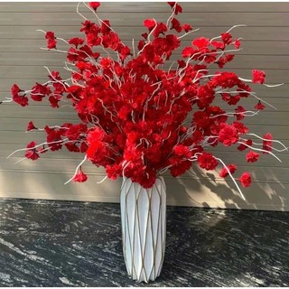 Cành Hoa Đào Râu, trang trí deco Tết 2026 cắm bình XINH YÊU