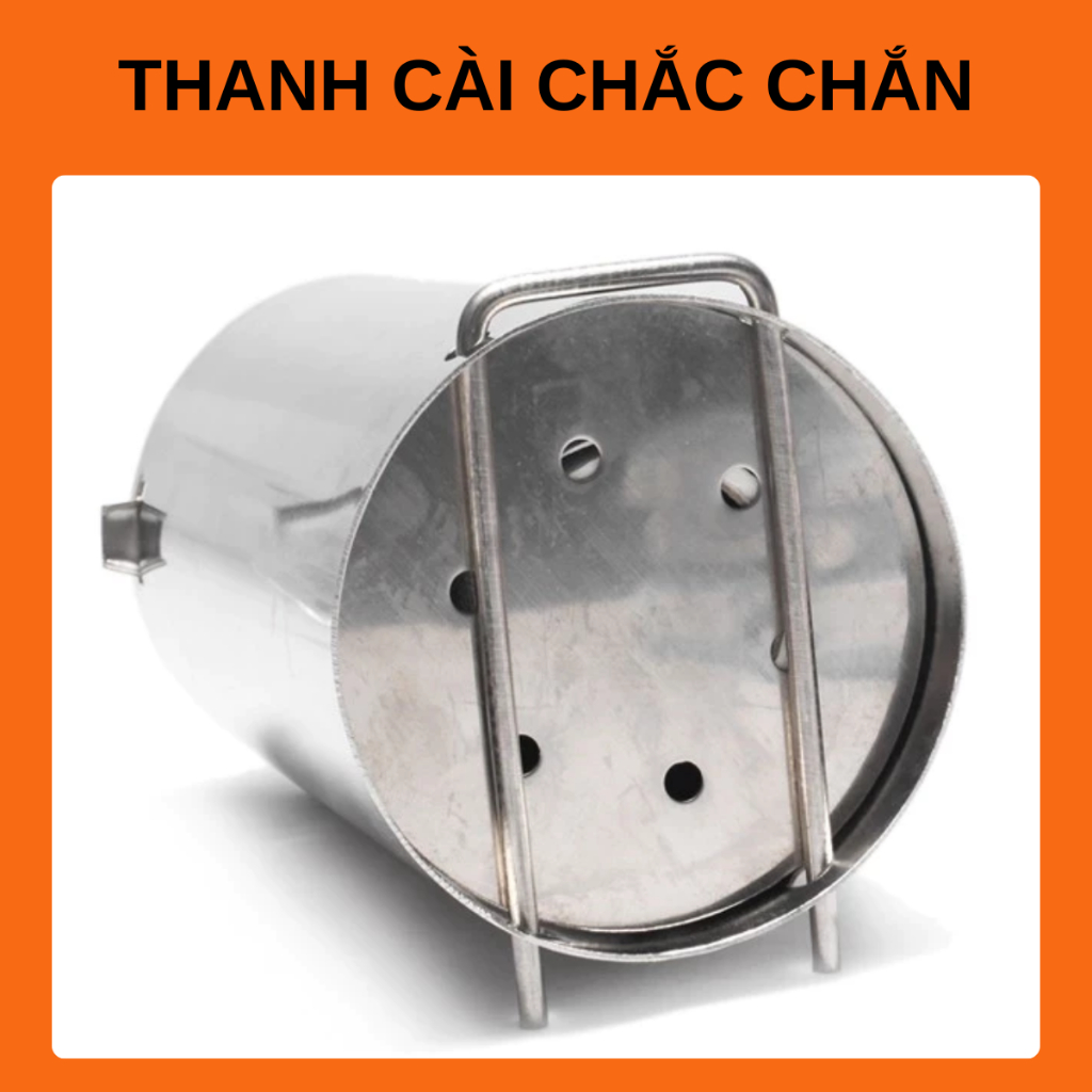 Khuôn giò Song Anh inox loại 1-2kg, khuôn giò thủ chất liệu inox loại 1 dày dặn không móp méo han rỉ