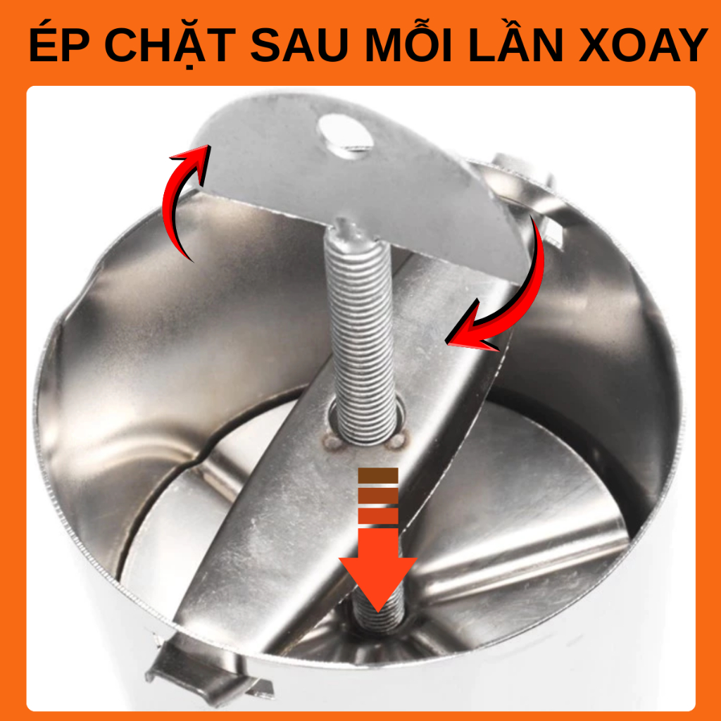 Khuôn giò Song Anh inox loại 1-2kg, khuôn giò thủ chất liệu inox loại 1 dày dặn không móp méo han rỉ
