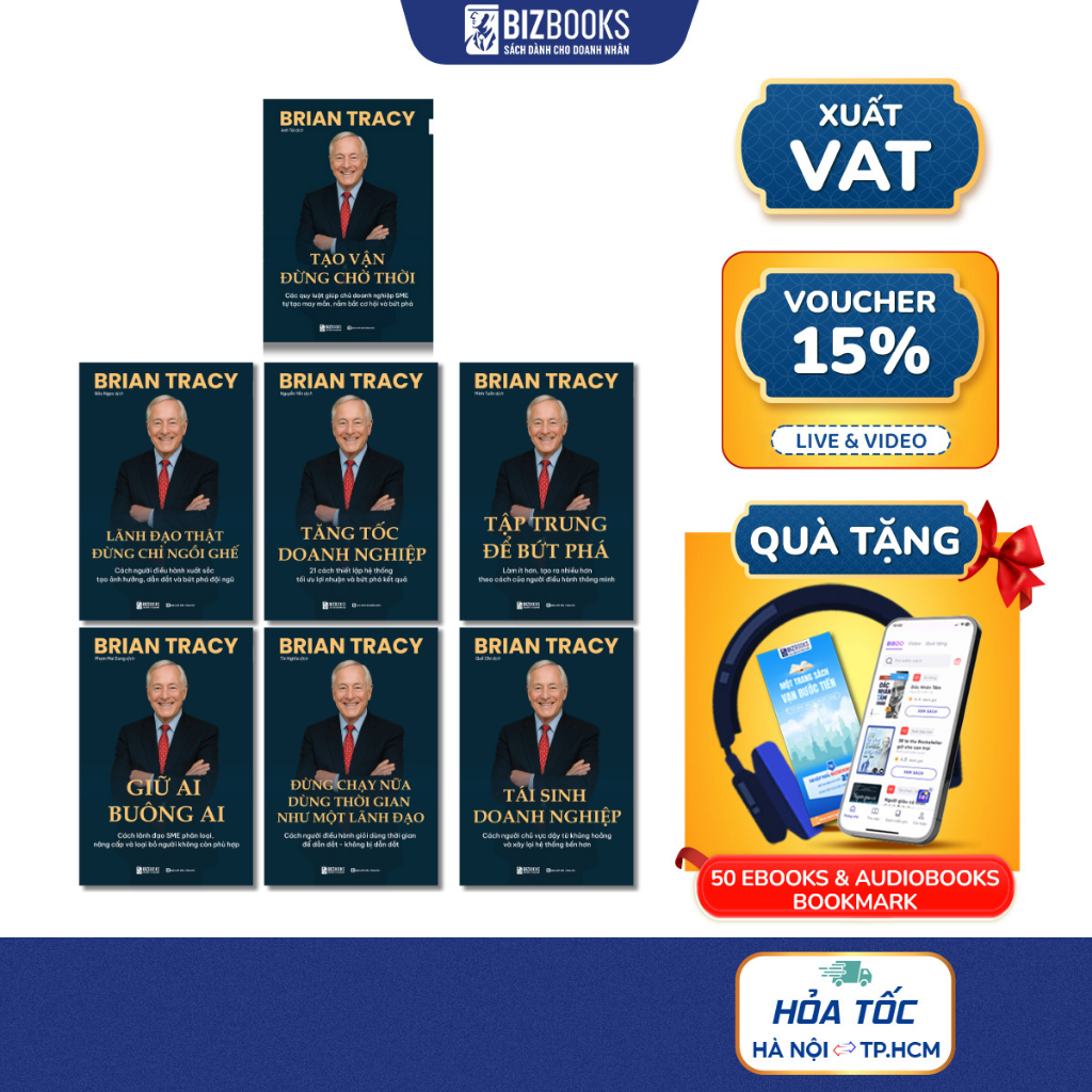 Sách Kinh Doanh Lãnh Đạo Brian Tracy Kỹ Năng Quản Lý Phát Triển Doanh Nghiệp SME Từ A–Z