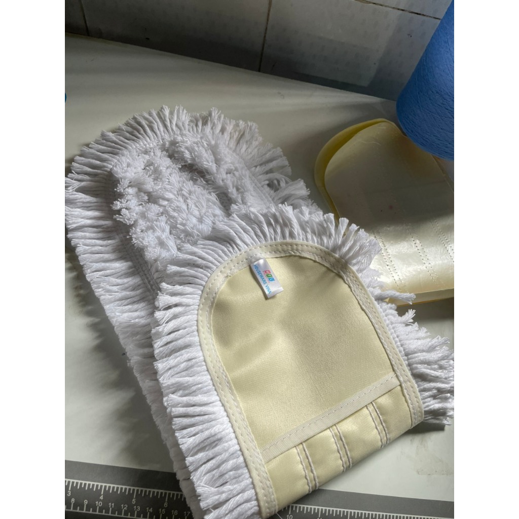 Tấm lau sàn cotton 45cm thay thế siêu thấm siêu hút bụi Loại 1