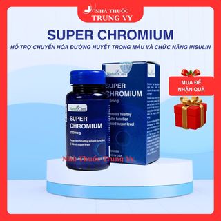 Viên uống Super Chromium 250mcg hỗ trợ chuyển hóa đường glucose trong máu