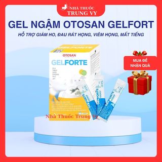 Gel ngậm họng Otosan Throat Gel Forte – Hỗ trợ giảm ho, viêm họng, đau rát họng và mất tiếng