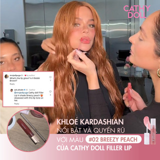 Son Kem Bóng Cathy Doll Filler Lip Booster Giúp Đôi Môi Mềm Mại Và Căng Bóng 3.3g