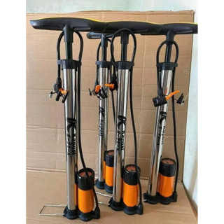 Bơm xe đạp xe máy Kapusi Dài 60cm lực bơm khỏe, bơm tay nhẹ nhàng tiện lợi có đầu bơm bóng, bơm đệm
