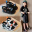 Sandal hàn quốc phối số 23 đơn giản quai dán bé đi học đi chơi đẹp