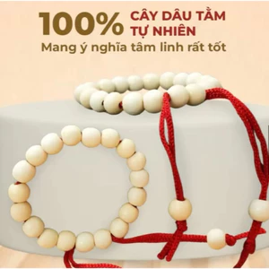 Vòng Dâu Tằm Bình An Cho Bé Sơ Sinh đến 5 Tuổi - Giúp Bé Ngủ Ngon