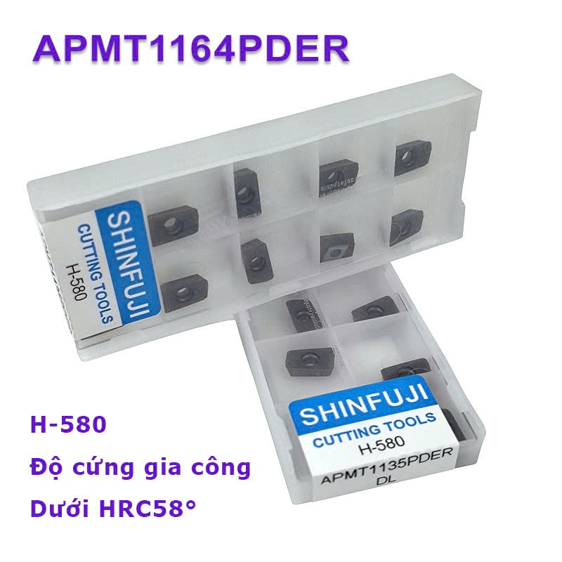 Lưỡi Dao Tiện H- 480/580 APMT1135PDER-DL H2 M2 – Dao Tiện, Dao Phay CNC, Insert Tiện Cắt Kim Loại