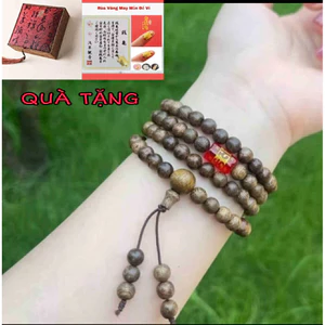 Vòng Trầm Hương 108 Hạt Mix Lu Thống Omani