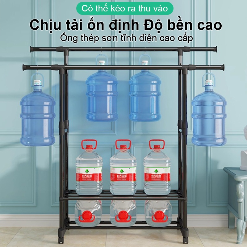 𝐎𝐥𝐢𝐟𝐞 Kệ Treo Quần Ao Đa Dạng Giá Treo Quần Áo Có Thể Mở Rộng Giá Treo Quần Áo Có Bánh Xe Di Chuyển