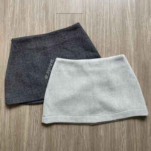 BASE SKIRT | Chân váy ngắn chất dạ form A hack dáng, đơn giản, dễ mặc | Bymintt