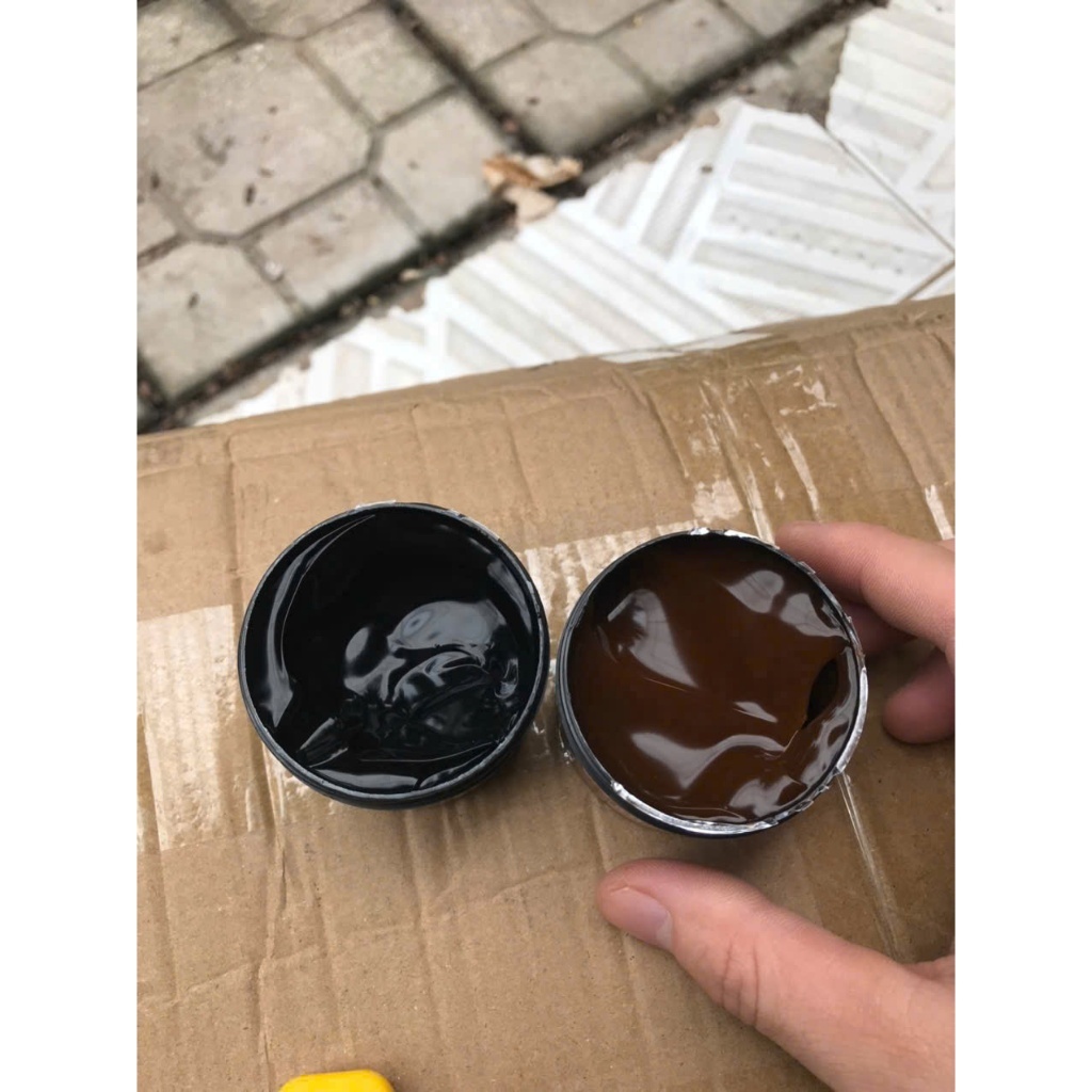 Xi đánh giày - đánh bóng giày da làm bóng nhanh đồ da - sửa chữa các vết bong tróc (nâu + đen)