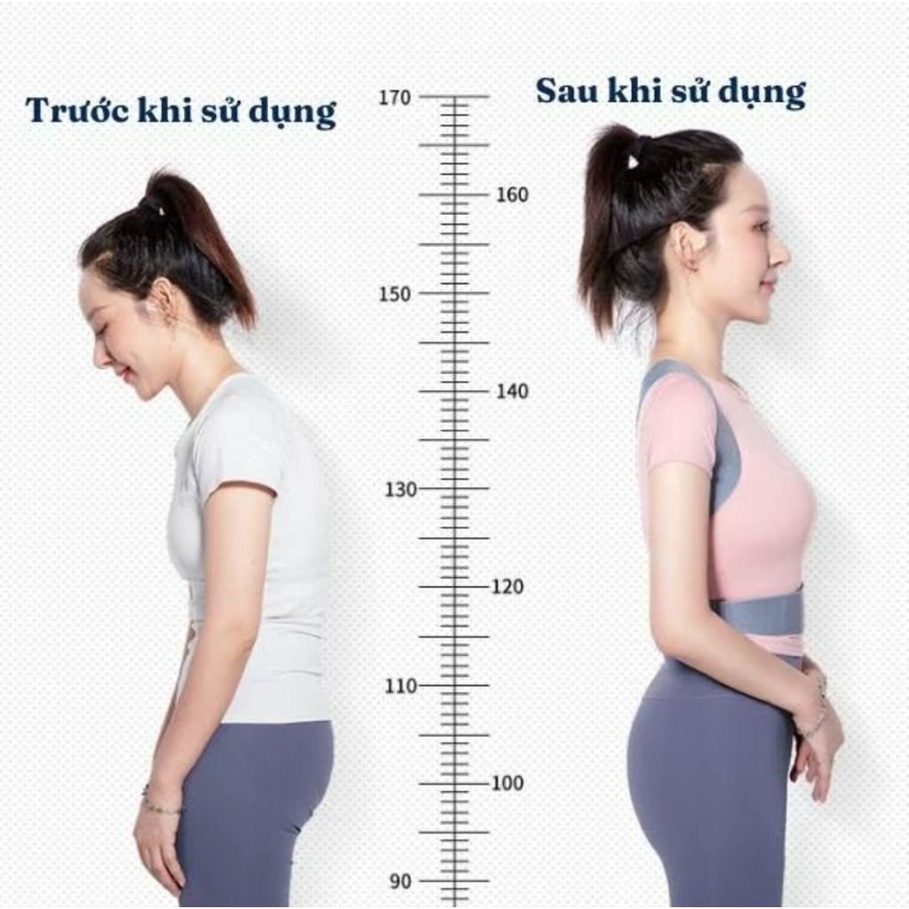 Đai Chống Gù Lưng Định Hình Vóc Dáng,Đai Chỉnh Tư Thế Nam Nữ Loại 1