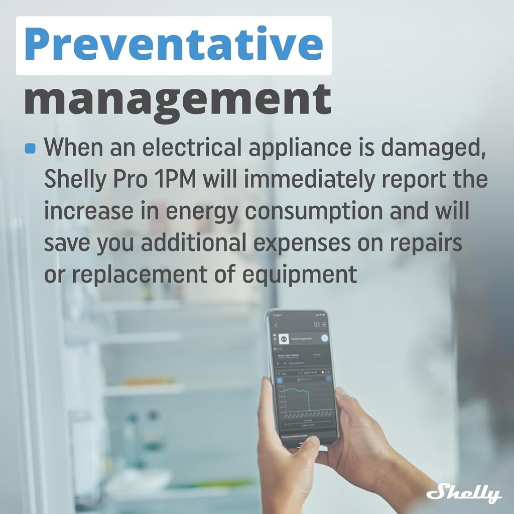 Shelly Pro 1PM – Smart Relay 16A  110-240VAC+ Power Meter | Điều khiển từ xa qua WiFi/LAN