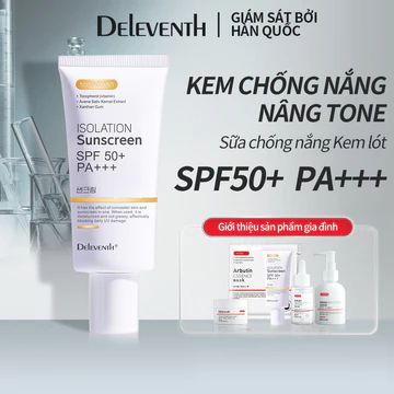 Kem chống nắng vật lý UV Sunscreen DEleventh Chống nắng lâu dài nâng tone da tự nhiên 50g