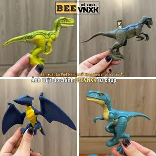 Mô hình Khủng long xuất xịn có khớp cử động, lem màu, nhiều size to nhỏ (Chọn mẫu) - Đồ chơi BEE VNXK