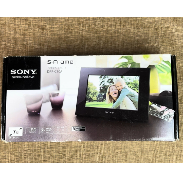 Khung hình điện tử Sony S-Frame DPF-C70A 7 inch – Màn hình LED, màu đen ...