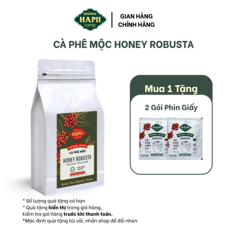 1KG Cà Phê Mộc Honey Robusta Nguyên Chất