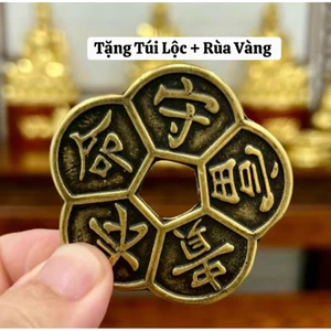 Đồng Xu Hoa Mai Đồng Nguyên Chất