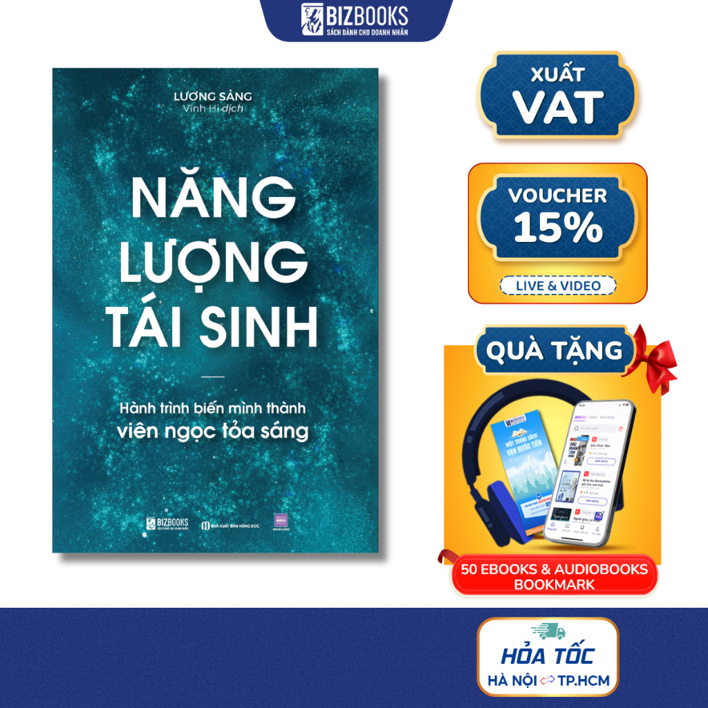 Sách Năng Lượng Tái Sinh - Hành Trình Tìm Lại Sức Mạnh Từ Bên Trong - Bizbooks