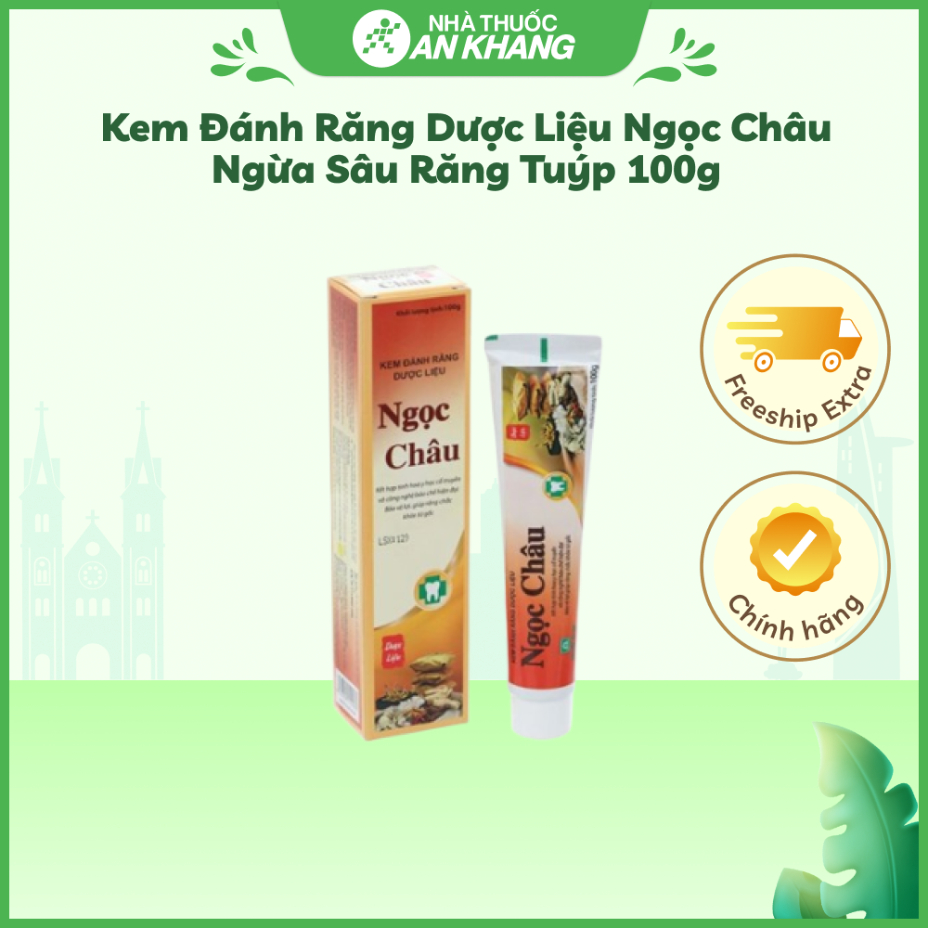 Kem Đánh Răng Dược Liệu Ngọc Châu Truyền Thống 100g