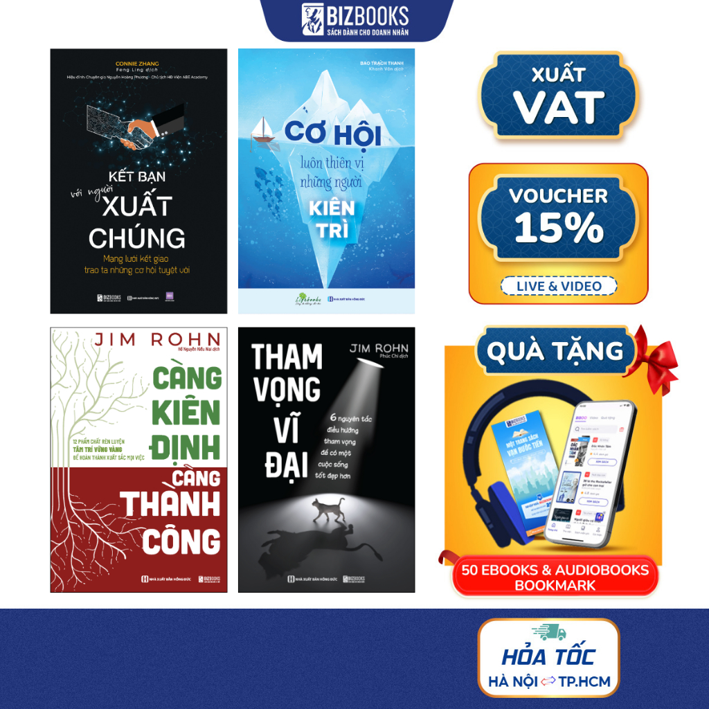 Sách - Combo Đánh Thức Năng Lực Làm Việc Và Học Tập – Bí Quyết Thành Công Cùng Jim Rohn