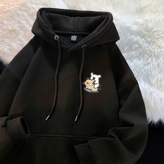 Áo hoodie nữ nam form rộng TEEL GOOD chất liệu nỉ bông tay bồng dày dặn