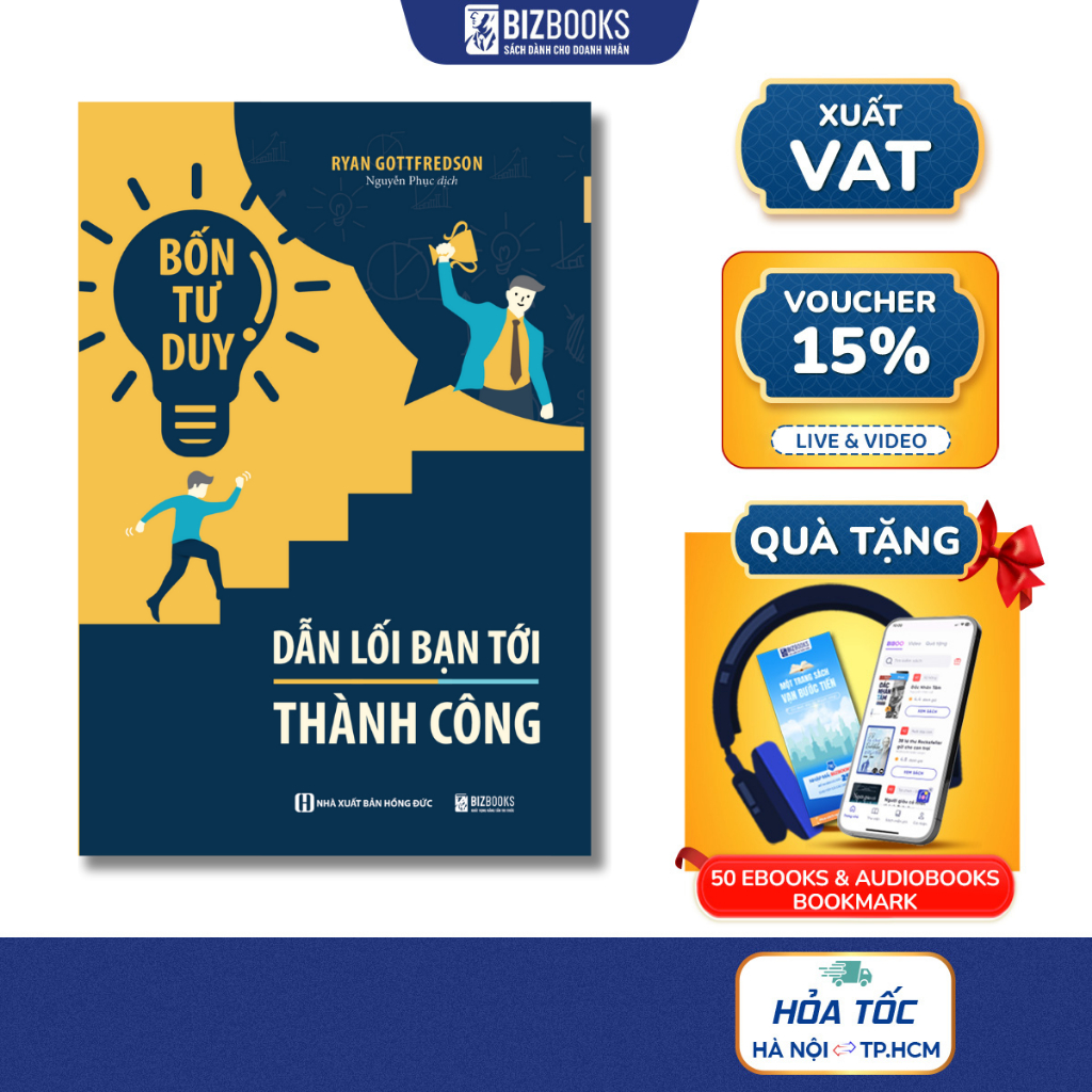 Sách Bốn Tư Duy Dẫn Lối Bạn Tới Thành Công - Bizbooks