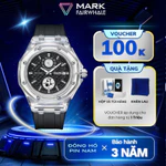 Đồng Hồ Đôi Viền Acrylic Trong Suốt Mark Fairwhale FW011 Đồng Hồ Cặp Nam Nữ Dạ Quang Đồng Hồ Unisex Dây Silicone Độc Lạ — ảnh 1
