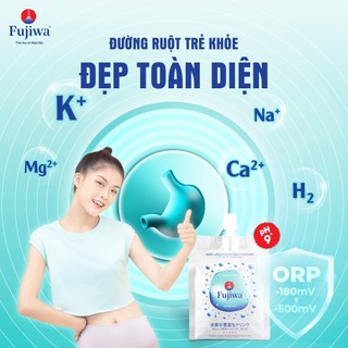 Thùng 48 Túi Nước Uống ION Kiềm Giàu Hydrogen Cao Cấp Fujiwa Dạng Túi Bạc 270ml - Detox nhanh Chống Oxy hoá mạnh