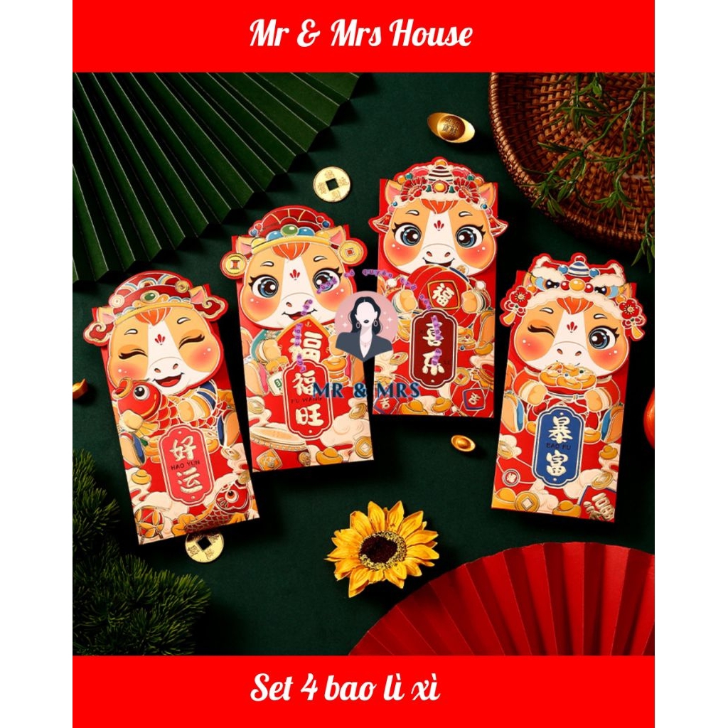 2026 Bao Lì xì Bính Ngọ - Mr&mrshouse