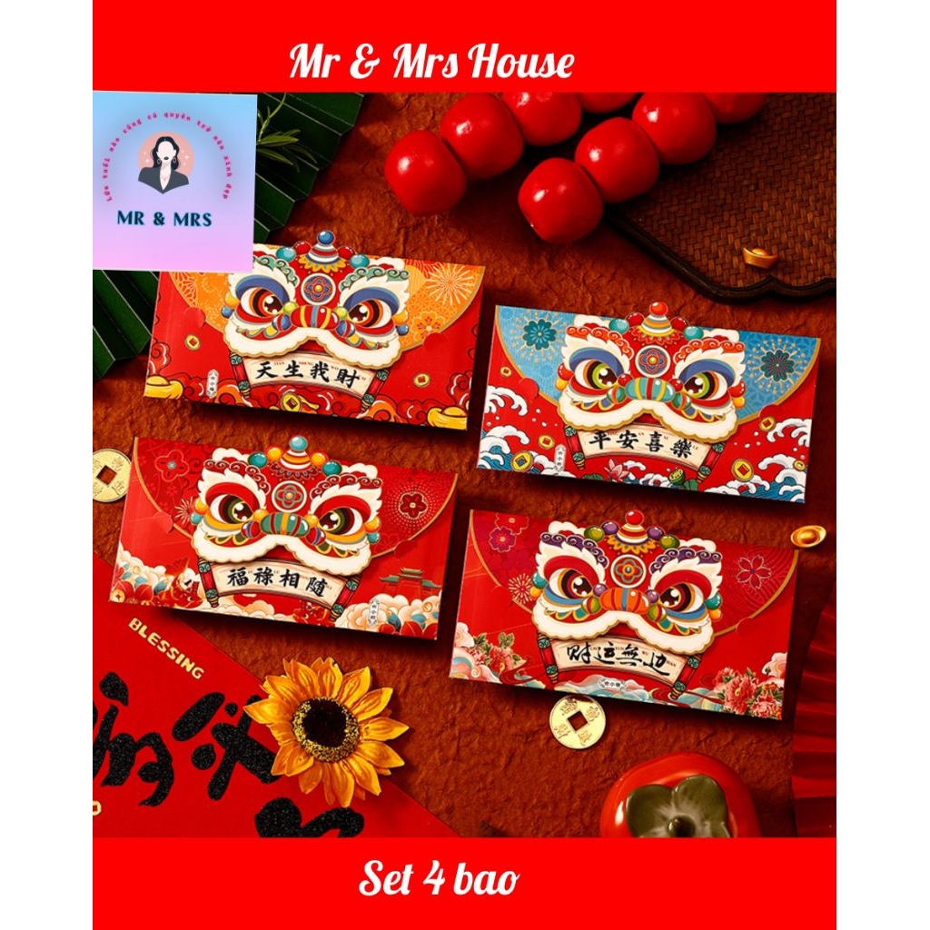 2026 Bao Lì xì Bính Ngọ - Mr&mrshouse