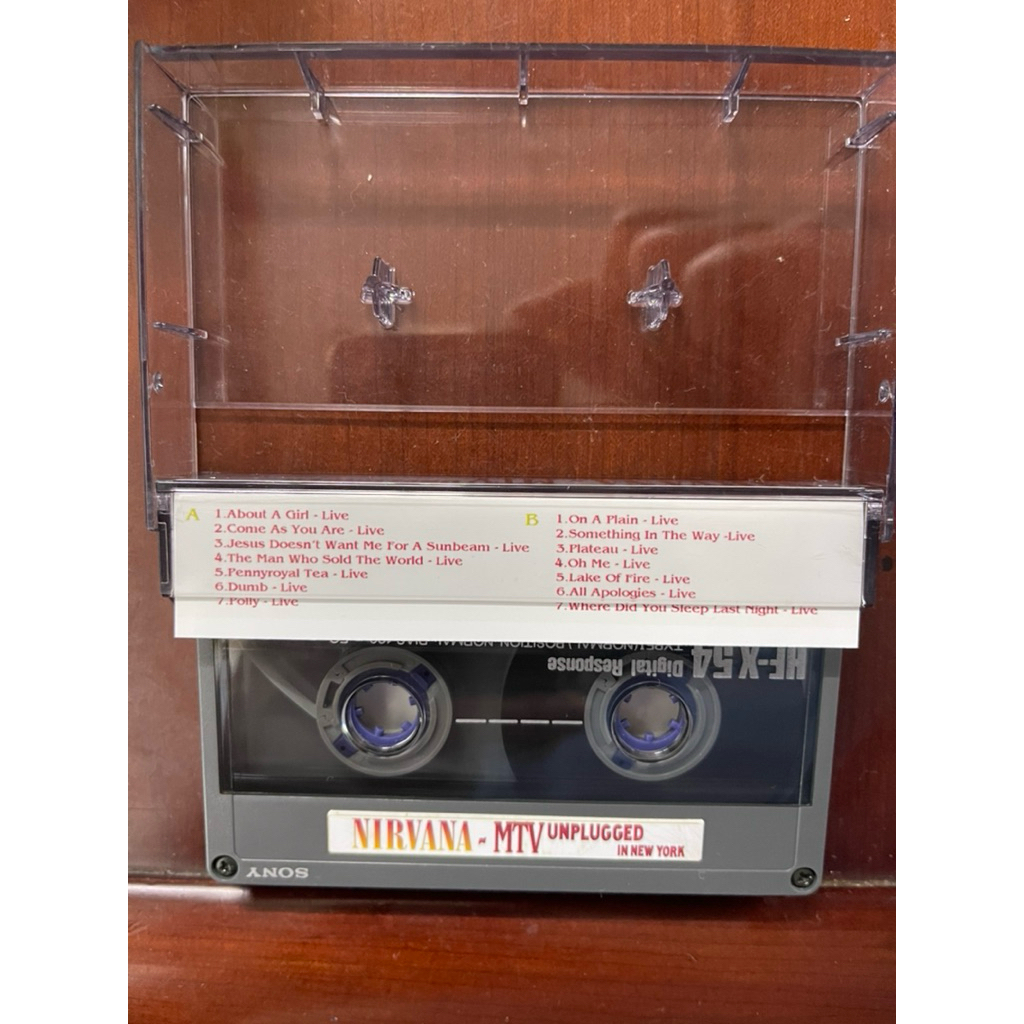 Băng Cassette NIRVANA - MTV Unplugged In New York