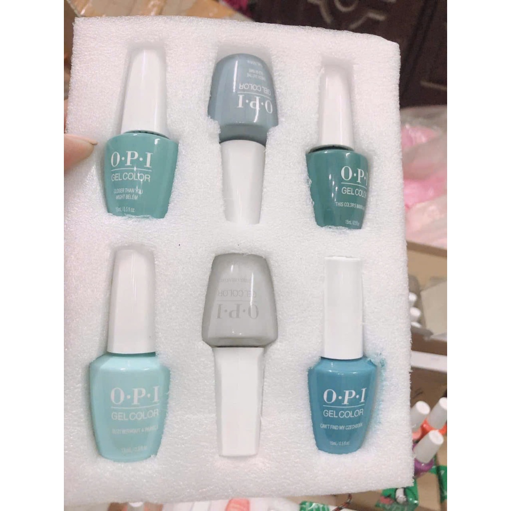 Set Sơn Gel OPI Chính Hãng Đủ Màu - Chai 15ml - Chất Sơn Cao Cấp, Lên Màu Chuẩn Đẹp