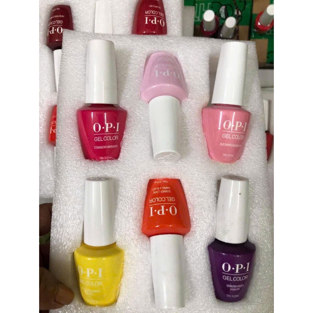 Set Sơn Gel OPI Chính Hãng Đủ Màu - Chai 15ml - Chất Sơn Cao Cấp, Lên Màu Chuẩn Đẹp