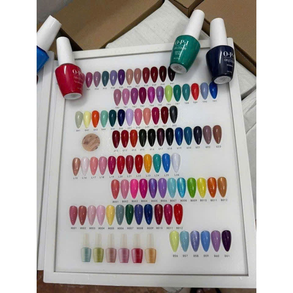 Set Sơn Gel OPI Chính Hãng Đủ Màu - Chai 15ml - Chất Sơn Cao Cấp, Lên Màu Chuẩn Đẹp