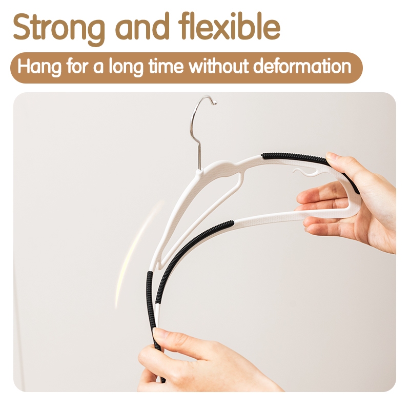 Set 10 Móc Treo Quần Áo Deli Chống Trơn Trượt Xoay 360 Độ, Móc Quần Áo, Móc Phơi Đồ Chống Trượt, Móc Chống Trượt
