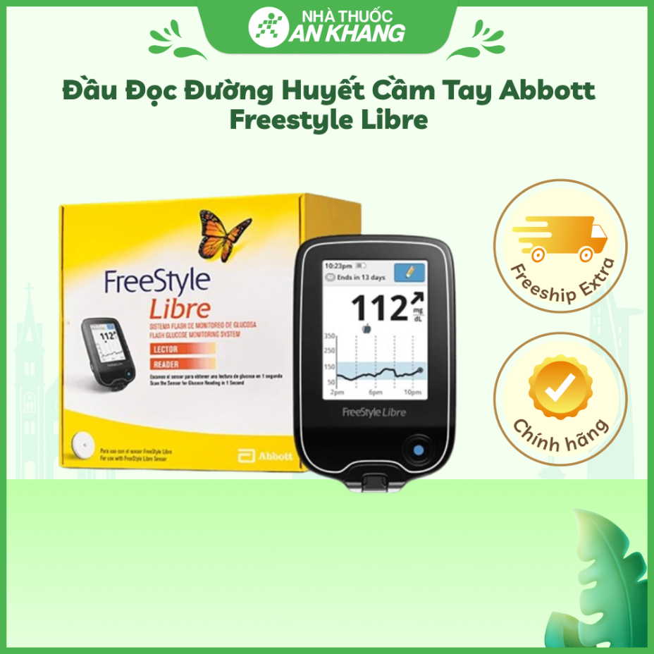 Đầu đọc đường huyết cầm tay Abbott Freestyle Libre