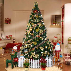 Cây Thông Noel Trang Trí Noel 1M5, 1M8, 2M1 - Cây Thông Lá Xanh Tán Dày Tặng Phụ Kiện Siêu Đẹp 911