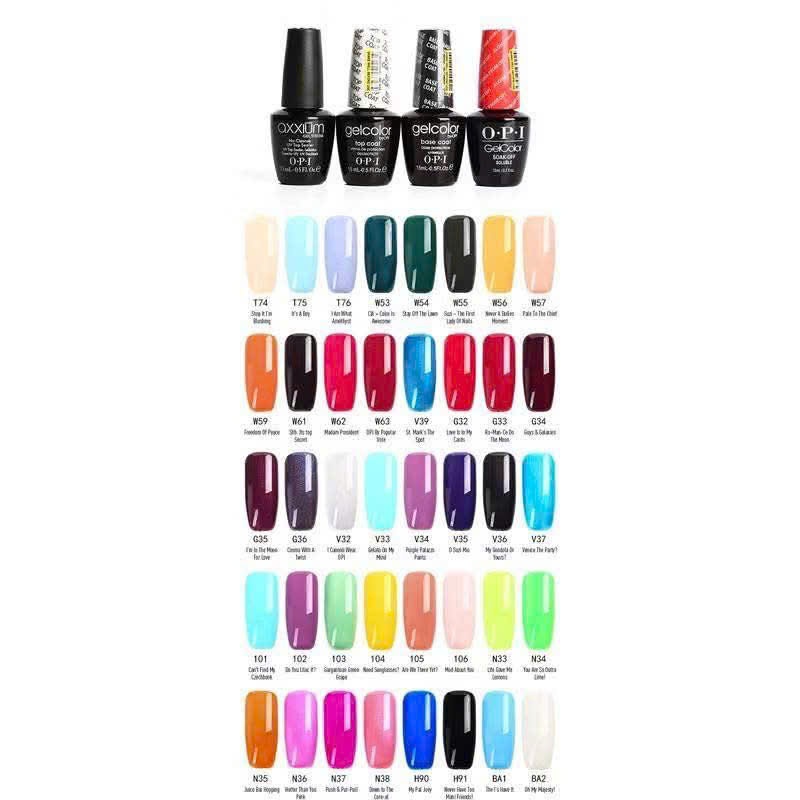 Sơn Gel OPI (O.P.I GelColor) Chính Hãng - Chai 15ml Tiêu Chuẩn - Bán Lẻ 1 Lọ