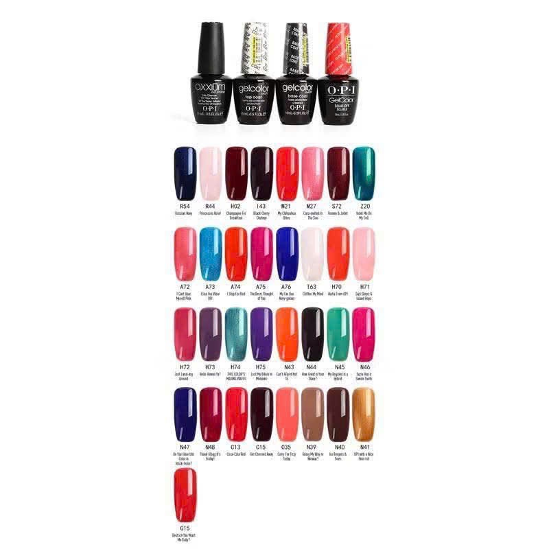Sơn Gel OPI (O.P.I GelColor) Chính Hãng - Chai 15ml Tiêu Chuẩn - Bán Lẻ 1 Lọ