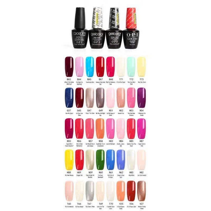 Sơn Gel OPI (O.P.I GelColor) Chính Hãng - Chai 15ml Tiêu Chuẩn - Bán Lẻ 1 Lọ