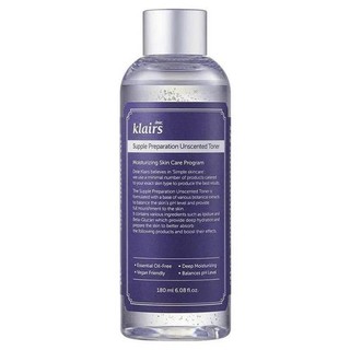 Toner Klairs Supple Preparation – Toner Dưỡng Ẩm, Cân Bằng Da, Phù Hợp Mọi Loại Da (Tặng 1 Mặt Nạ Hoa Quả Bất Kỳ)
