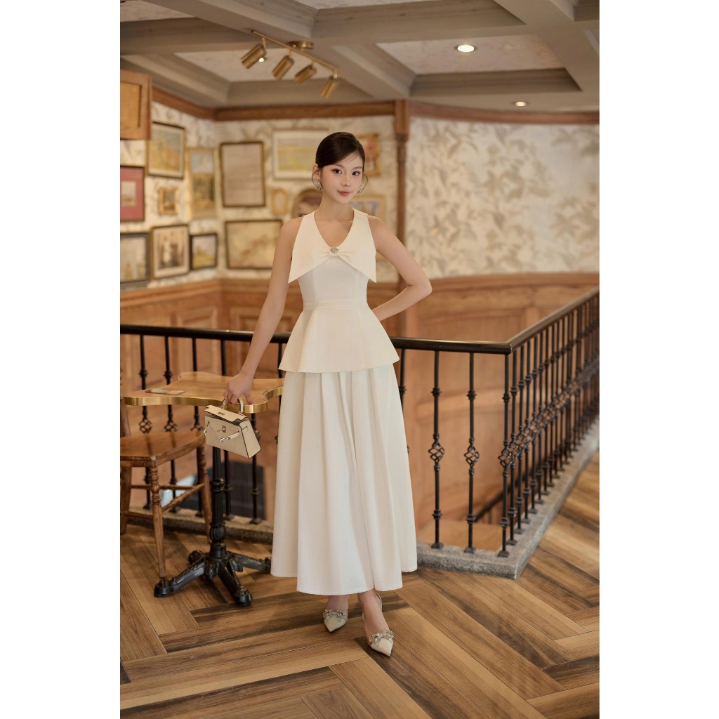 H.E.E - Chân váy nữ xếp ly Mika Skirt dáng dài xoè nhẹ form chuẩn, tôn dáng