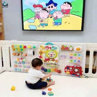 Đồ Chơi Montessori Lắp Bảng Bận Rộn, Đồ Chơi Giáo Dục Sớm Hỗ Trợ Phát Triển Tư Duy Kích Thích Giác Quan Cho Trẻ Nhỏ