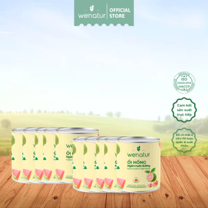 [COMBO SỈ GIÁ TỐT] Combo Ổi Hồng Viên Ngâm Nước Đường Đóng Lon 565g