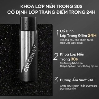 Xịt Khoá Nền Colorkey – Lớp Makeup Bền Đẹp, Kiềm Dầu, Dưỡng Ẩm Cho Da Mịn Màng Suốt Ngày