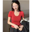 BOOCHIC Áo Phông Ngắn Tay Cotton Zip Có Mút Ngực