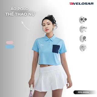 Áo polo thể thao Pickleball, Golf, Cầu lông, Tennis nữ VELOSAR PPS-20024